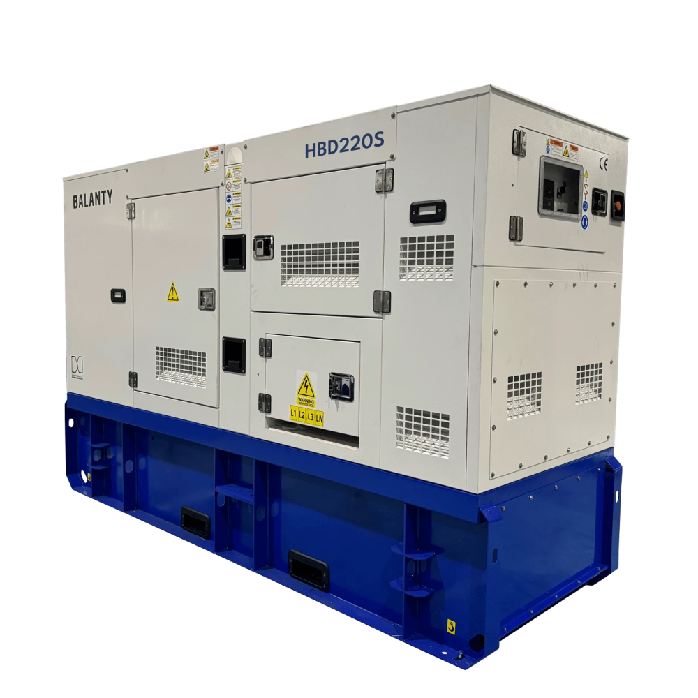 Generator de curent trifazat cu motor diesel Hyundai 176 kW 400V Generator de curent trifazat cu motor diesel Hyundai 176 kW 400V